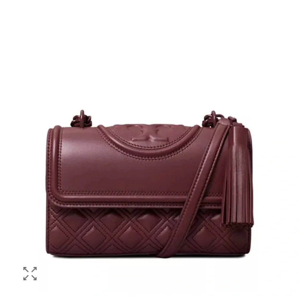 Tory Burch Fleming Small Leather Convertible Shoulder Bag